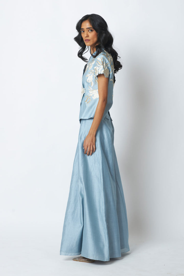 Marisol - Window Wrap Vest & Divided Skirt |MADDER MUCH