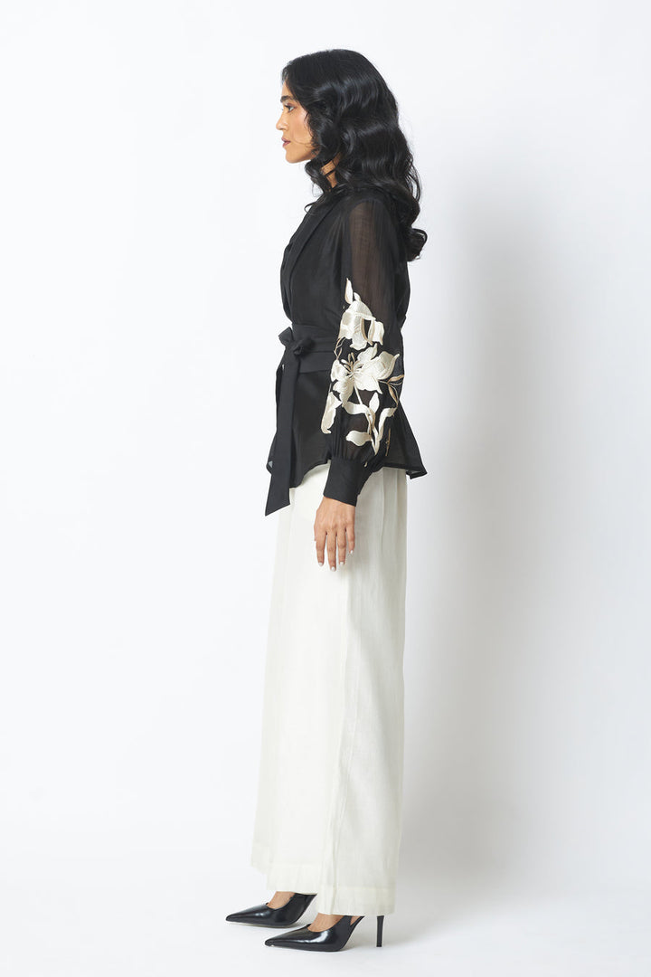 BW Reva - Blazer Wrap Top & Wide-Leg Pant |MADDER MUCH