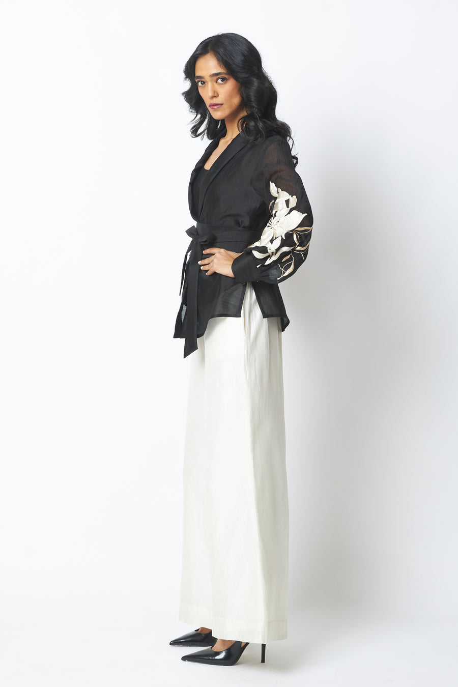 BW Reva - Blazer Wrap Top & Wide-Leg Pant |MADDER MUCH