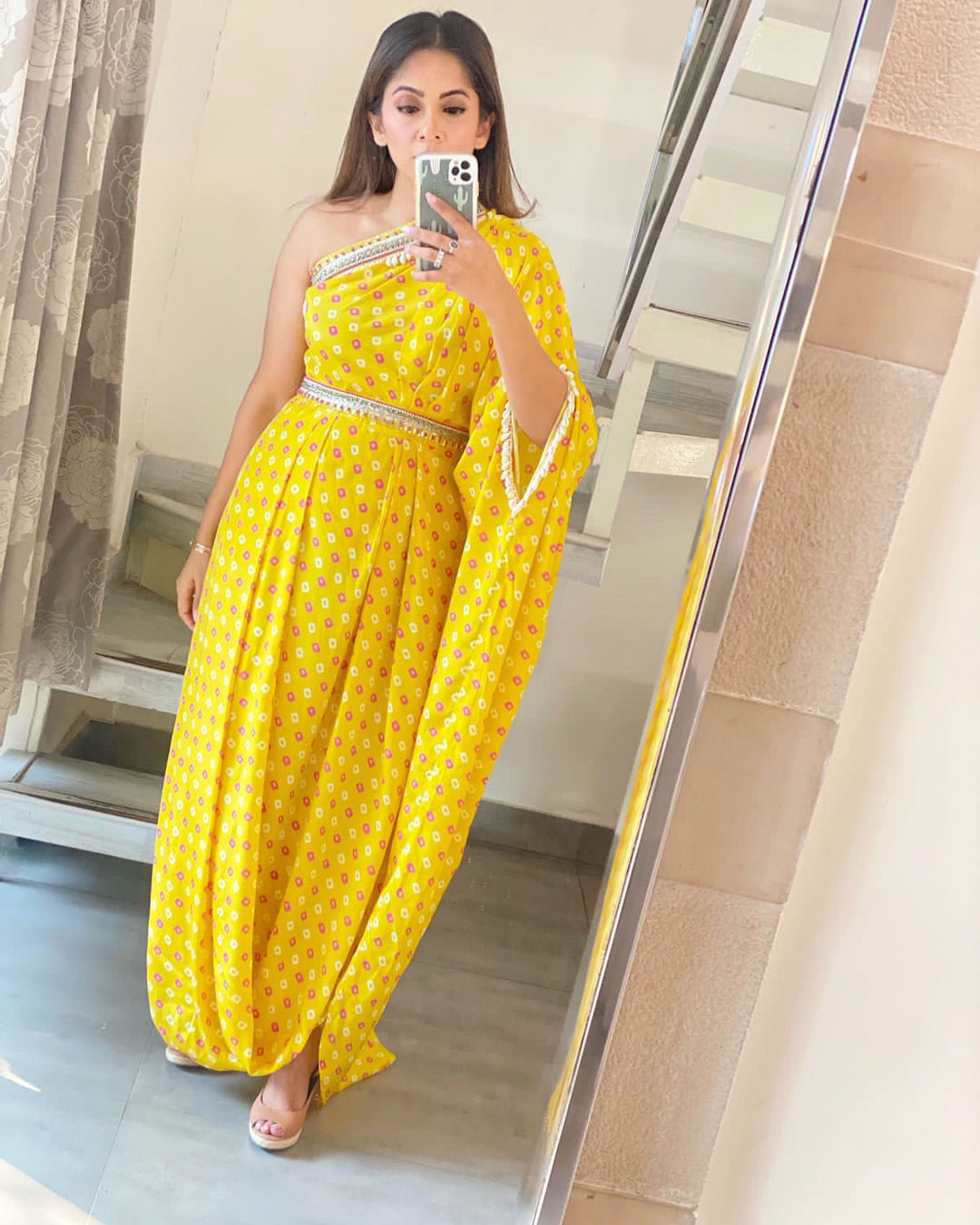 Ira Bandhini One Shoulder Dress | The Bumble Bee