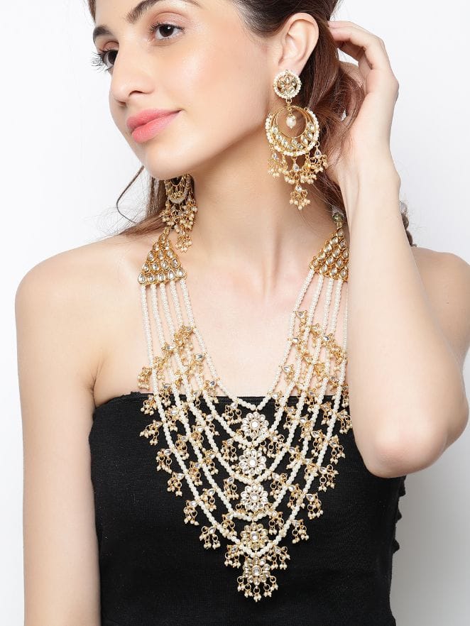 Satlada Necklace Set| Astha Jagwani