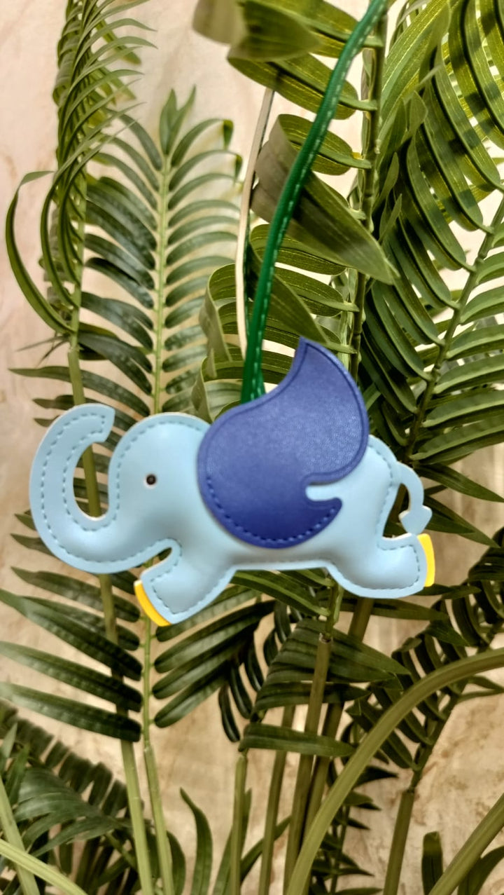 Blue Flying Elephant Bag Charm | House of Inaayat