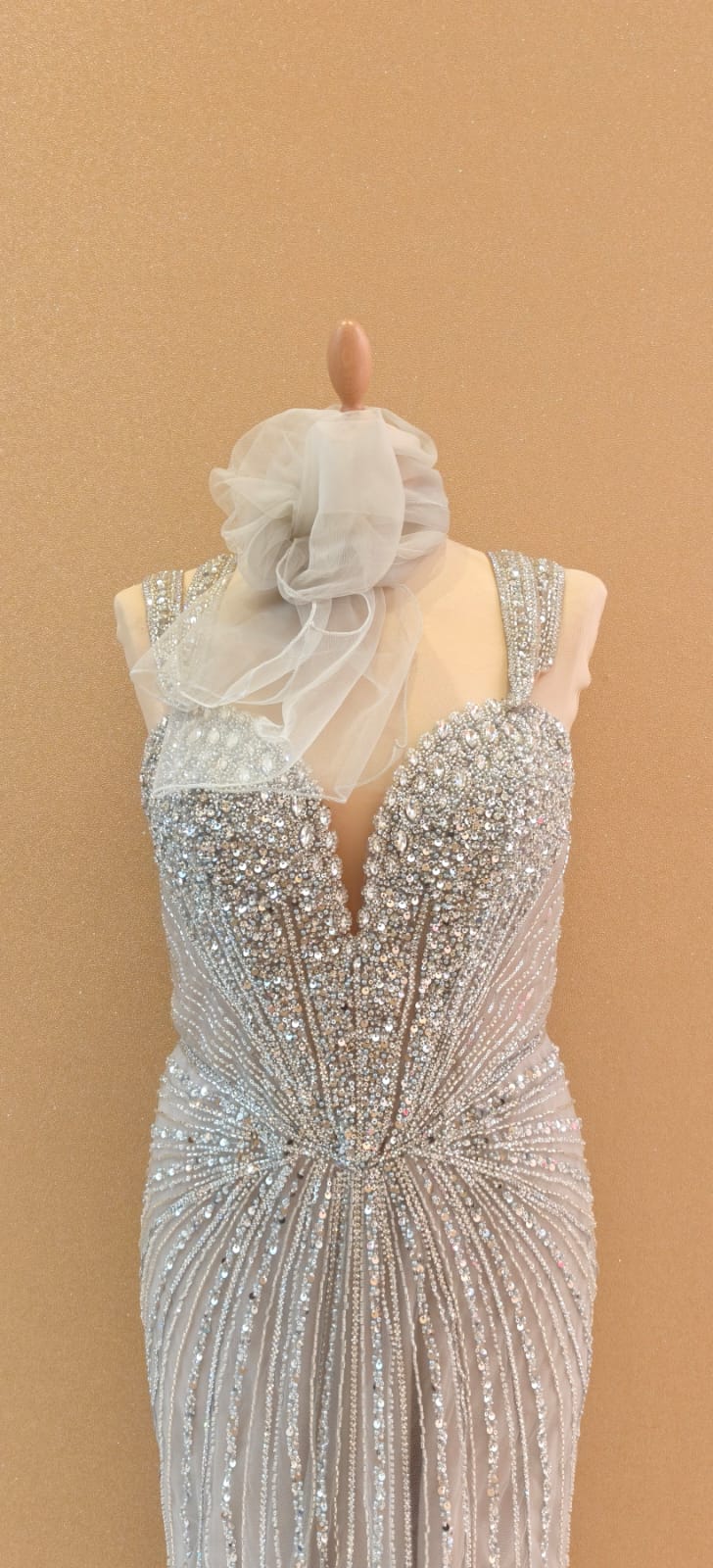 Celestial Silver Radiance Gown| Inaayat by Divya Taimni