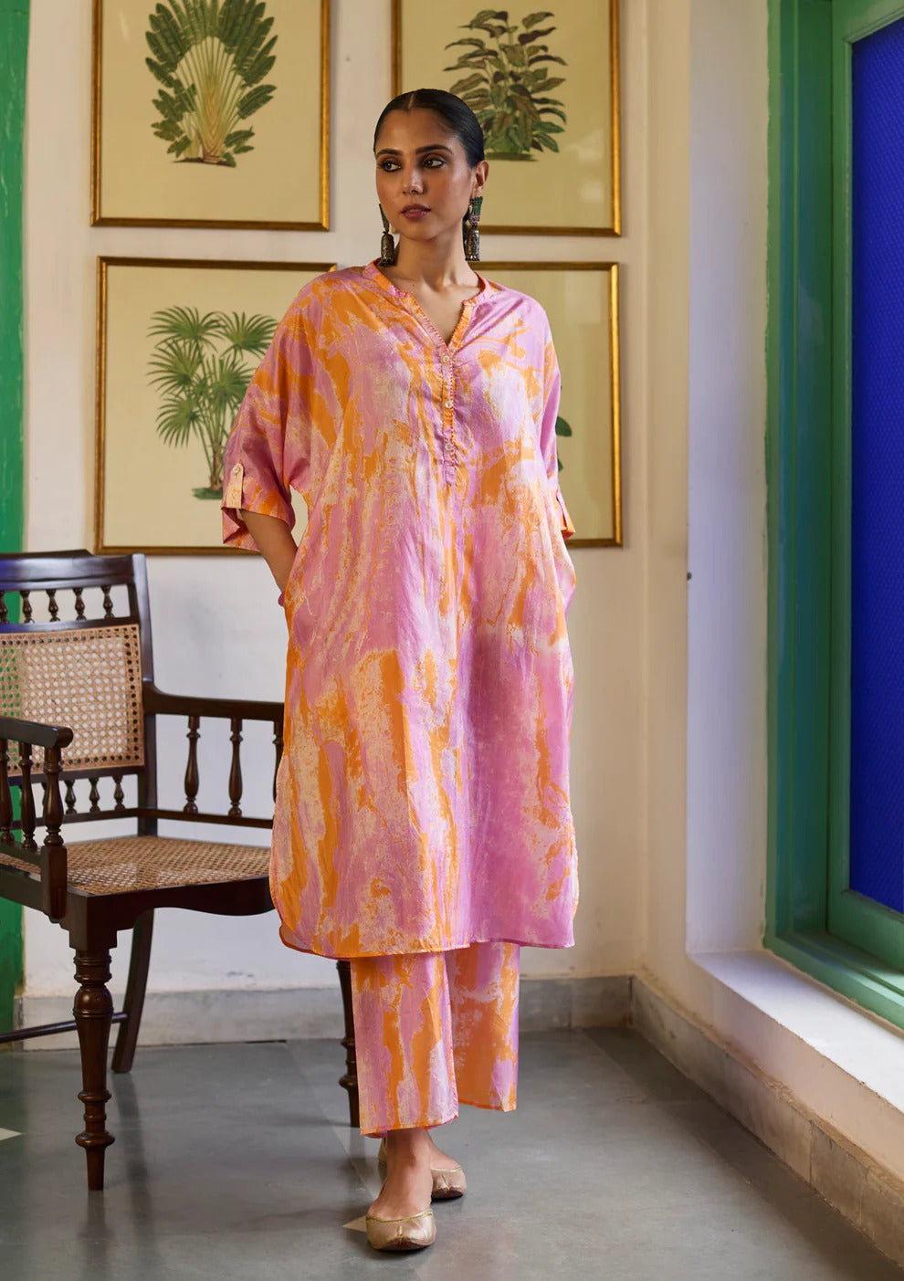 Lavender Marble Co-ord Set | Andaaz by Jyoti Dhawan