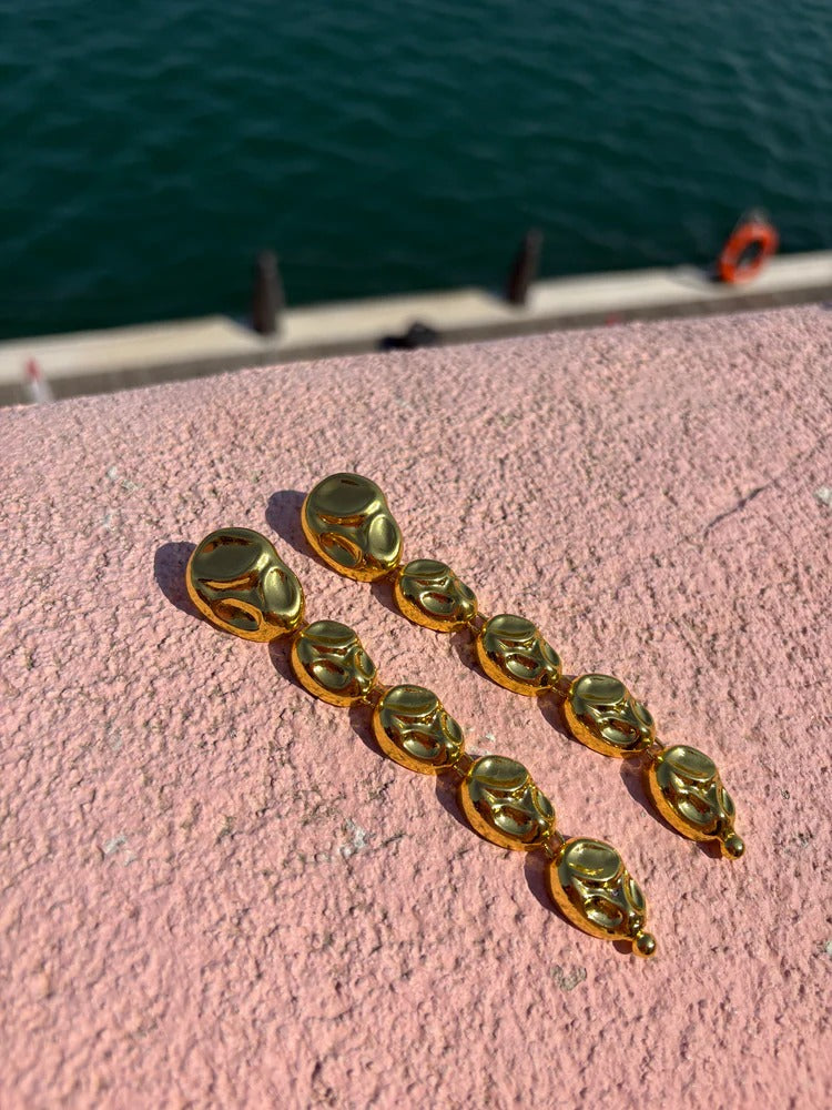 Sienna Danglers - Gold | House of Reine