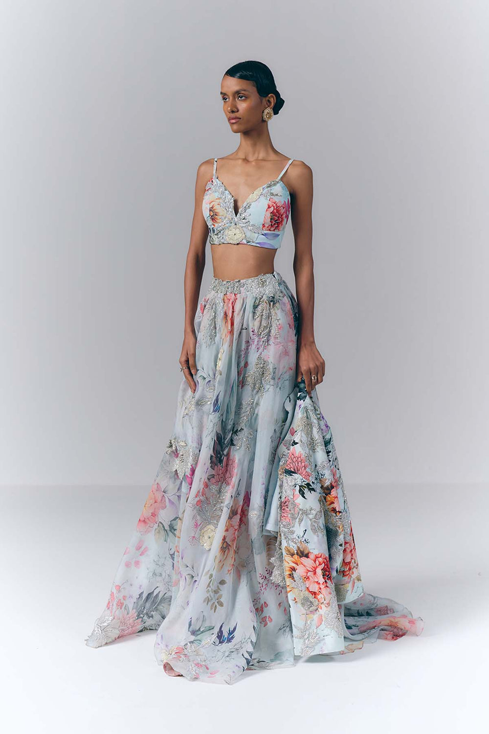 Celestial Bloom Jacket Set|VARUN BAHL