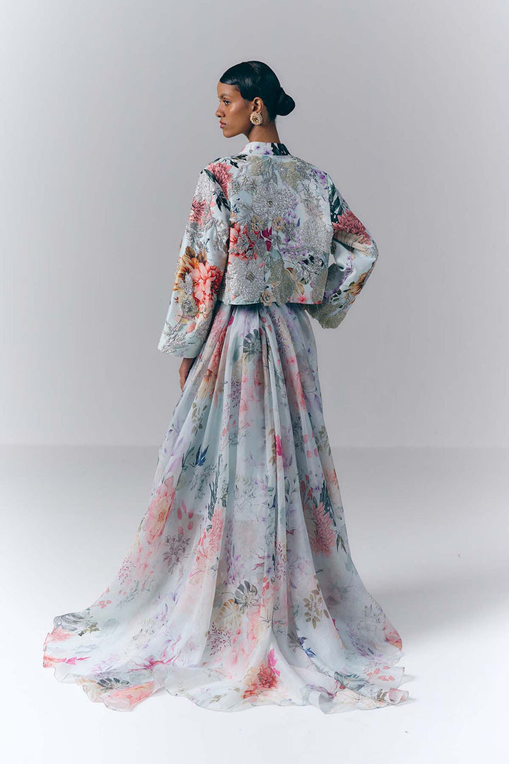 Celestial Bloom Jacket Set|VARUN BAHL