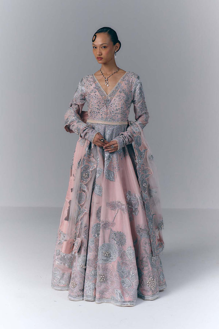 Pink Garden Anarkali Set|VARUN BAHL