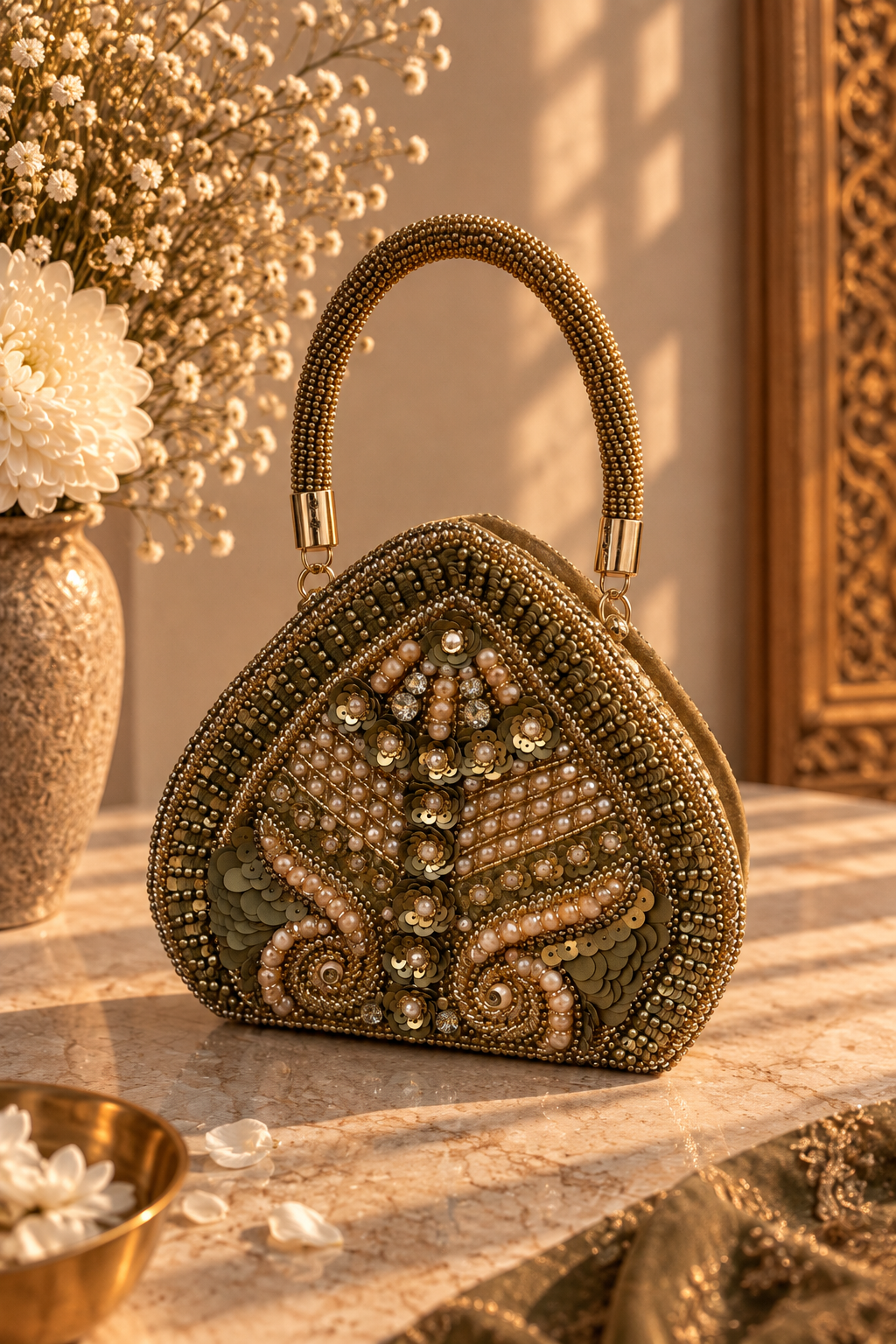 Elegant Beaded Handbag| Al Falah