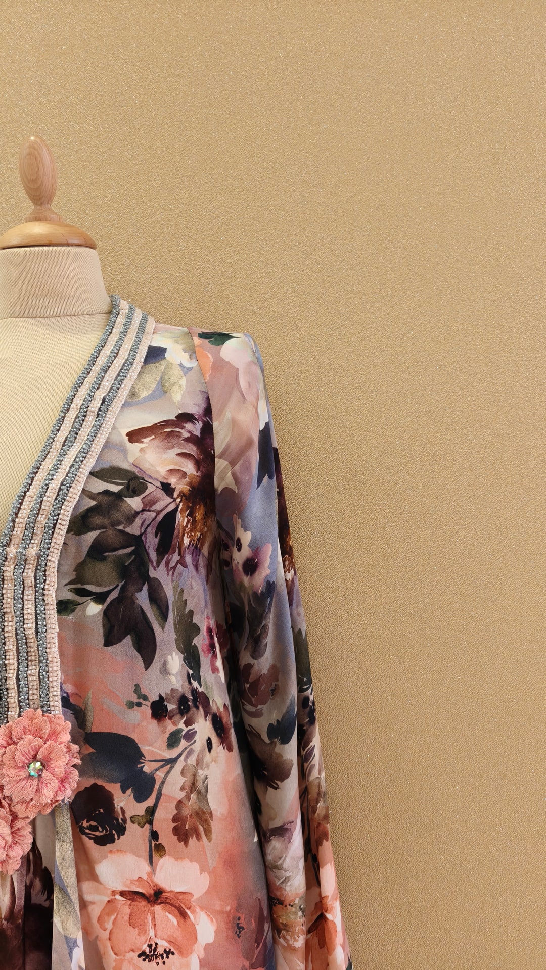 Multicolor Floral Printed Dress | VARUN BAHL