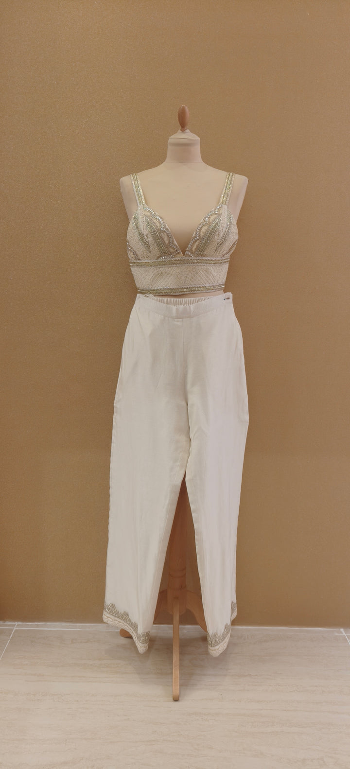Ivory Embroidered Cape Set |VARUN BAHL
