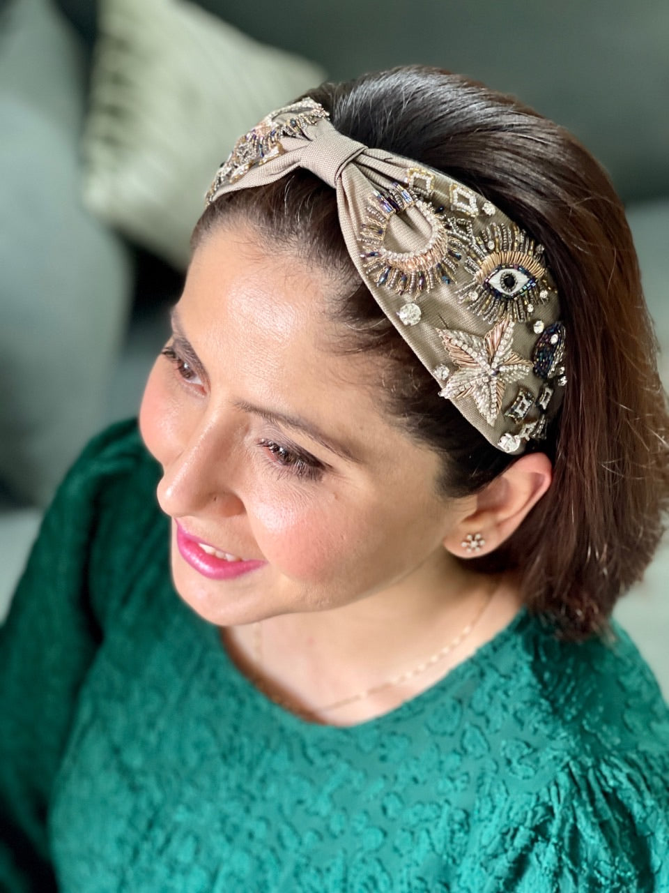 Tinsel Studded Headband| Joey & Pooh