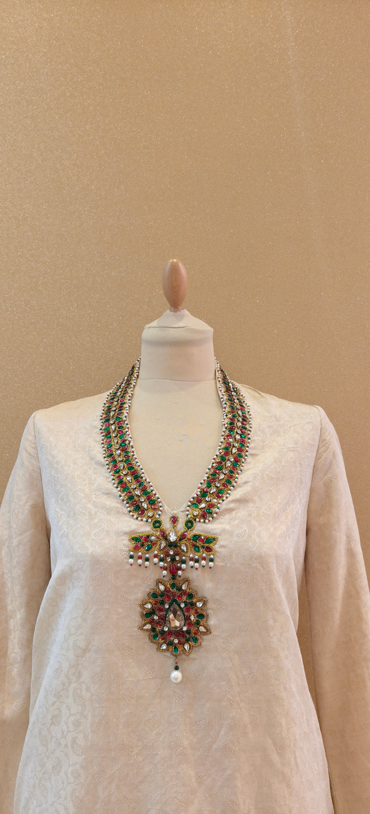 Royal Darbar Raw Silk Tunic Top and Pant | Duchess Kumari