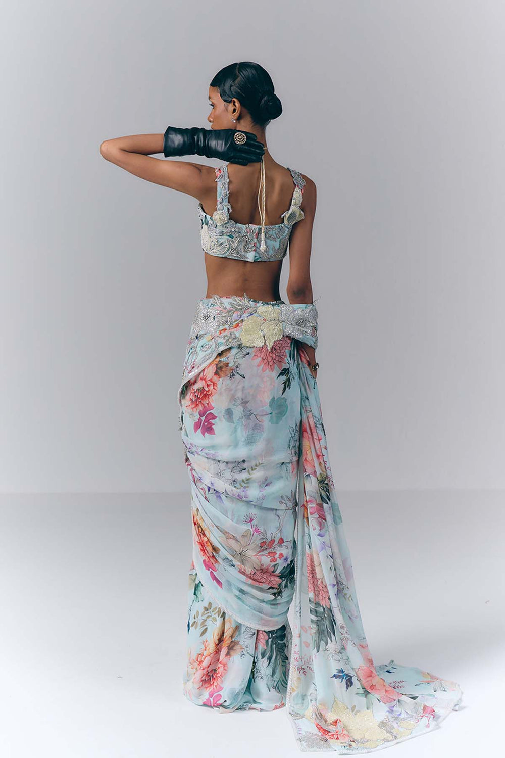 Celestial Draped Saree|VARUN BAHL