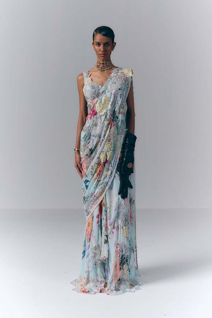 Celestial Draped Saree|VARUN BAHL