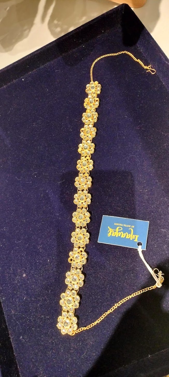 Kundan Star, Flower and Dew Drop Jewellery Headbands|Inaayat by Divya Taimni