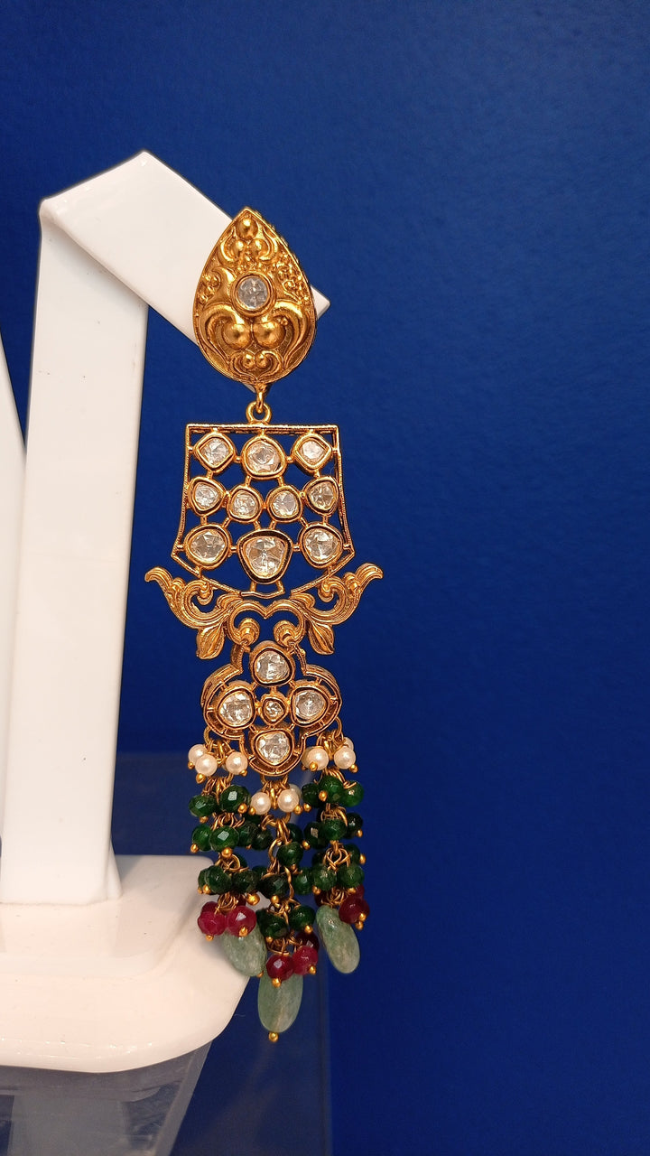 Anamika Green Bridal Kundan Necklace Traditional Indian Bridal Jewellery Set| |Inaayat by Divya Taimni
